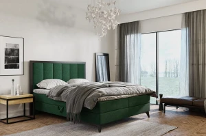 Łóżko kontynentalne LOFT z pojemnikiem 